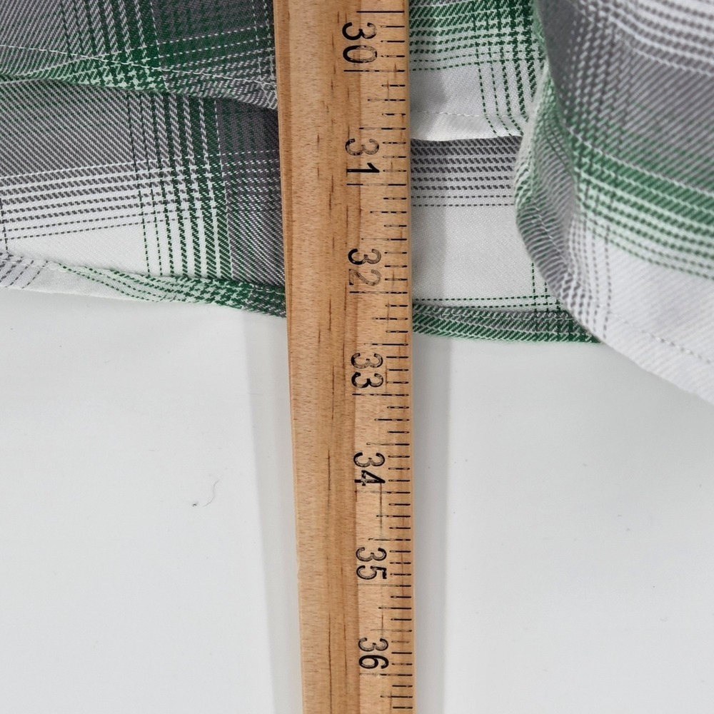 Dixxon Slopes Green Flannel Button Long Sleeve Limited Shirt Mens Large NWT - Picture 14 of 14